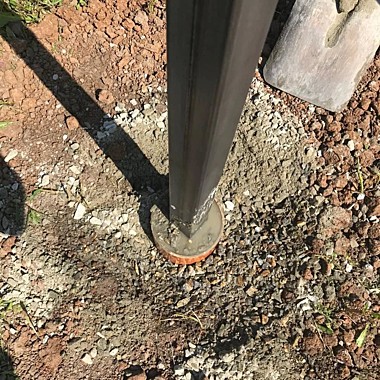 Бетонирование ножек