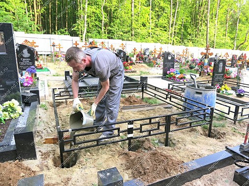 Установка ограды